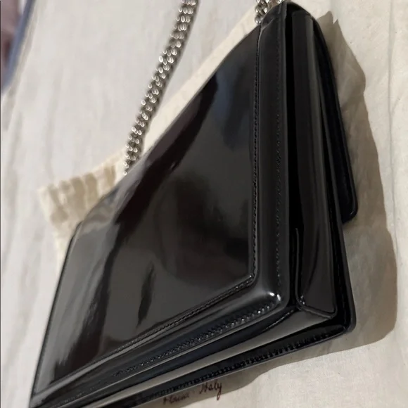 Salvatore Ferragamo Black Leather Shoulder Bag - Picture 10 of 13